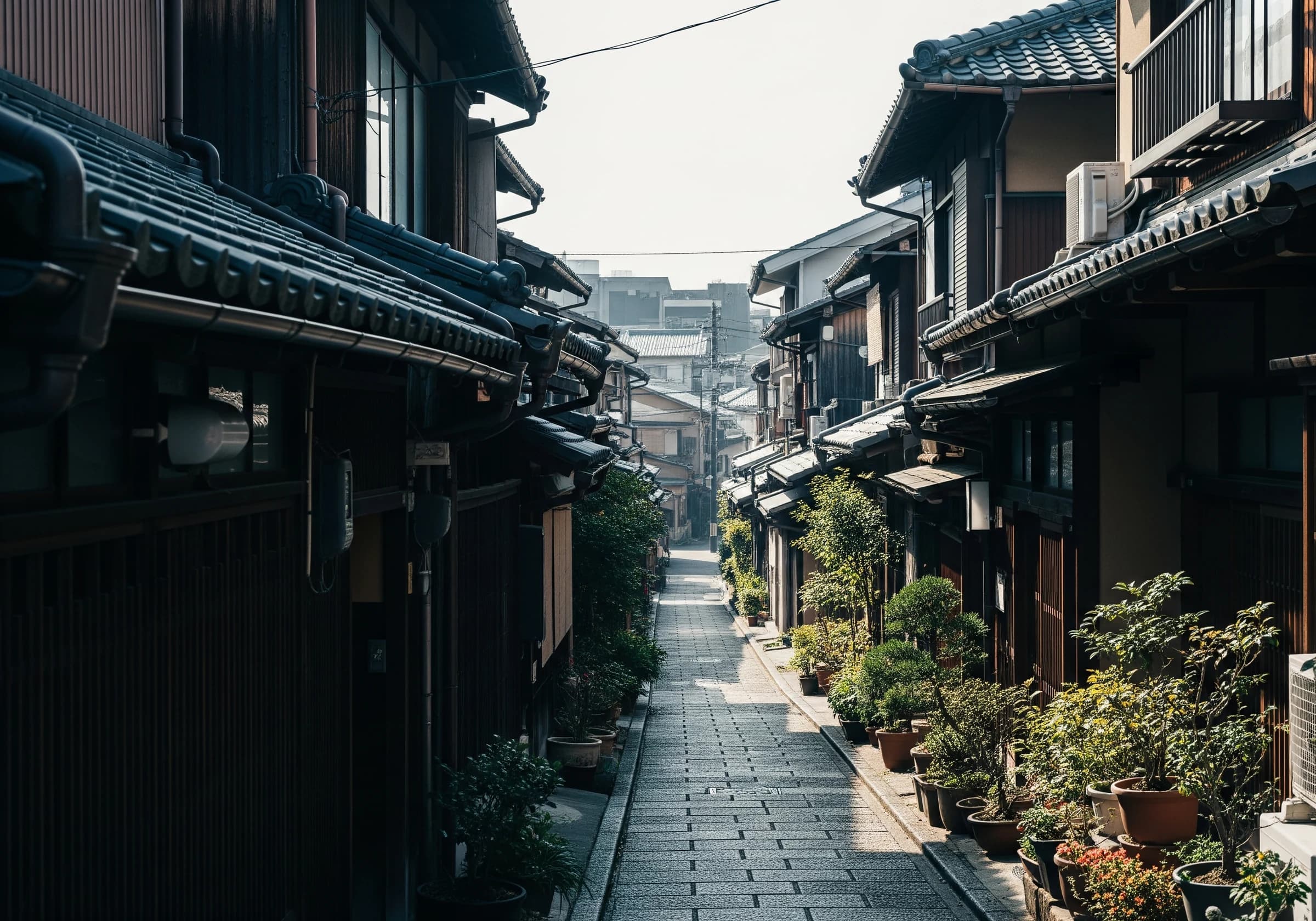 京都市伏見区の住宅街・昼景